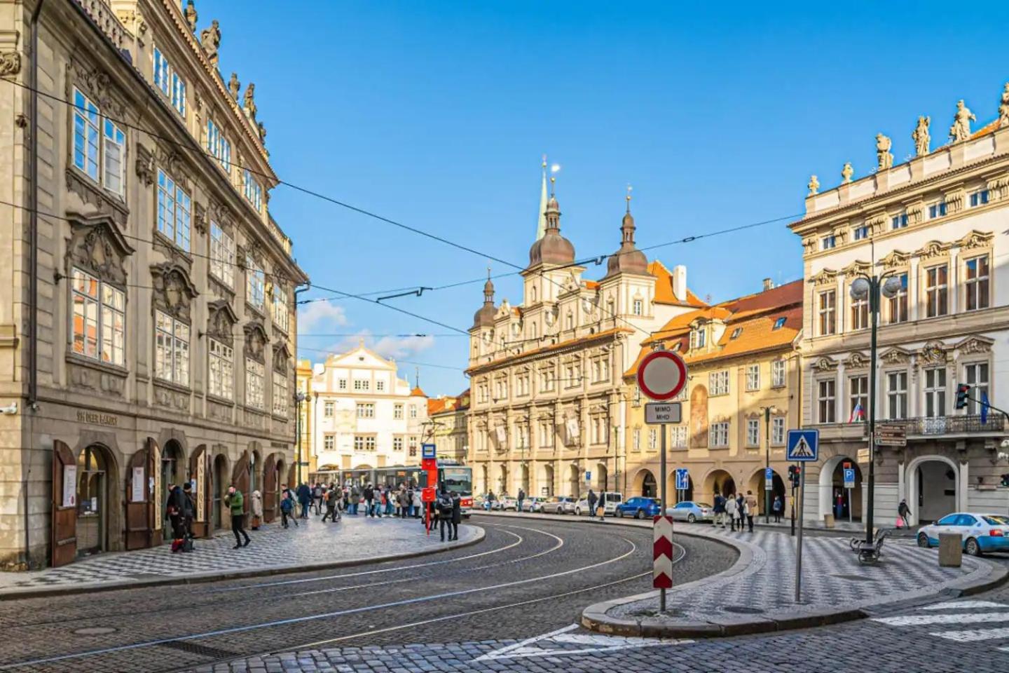 Bright Studio Close To Charles Bridge And Prague Castle Apartman Kültér fotó